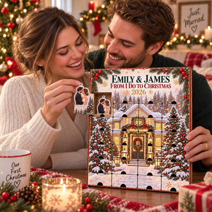 Personalized Wedding Memory Advent Calendar with 24 Custom Photo Acrylic Ornaments, Newlywed Christmas Gift, Wedding Keepsake for Couple aa384098-f311-4f71-9a99-593a385327e4-il_fullxfull.8590164548_lyw1.jpg