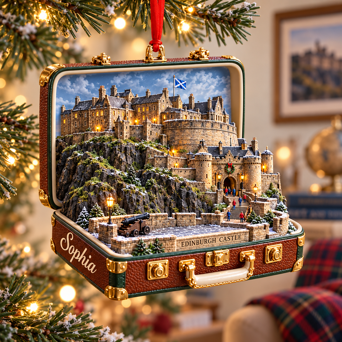 Personalized 3D Edinburgh Castle Suitcase Christmas Ornament – Edinburgh Scotland Travel Souvenir & Gift for Edinburgh Lovers aa44dbc1-cb57-405a-a347-d460ae61d9bd-Edinburgh-Castle-Christmas-Suitcase-Ornament-1.png
