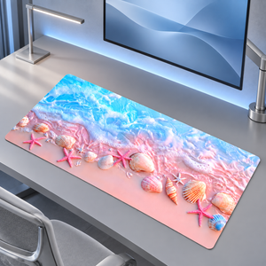 Pink Beach Desk Mat, Seashell Ocean Wave Keyboard Pad, Coastal Gaming Mouse Pad, Gift For Family aa496cd4-77d6-4912-b41e-0b252652bc36-B-n-l-m-vi-c-hi-n-i-th-m-bi-n.png