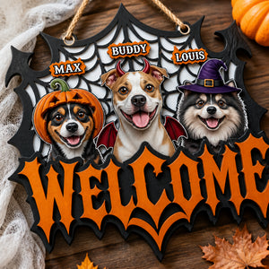 Halloween Dog Welcome Wood–Acrylic Sign — Upload 1–3 Pets & Names - Personalized Wood Acrylic Sign aa7c24e0-d134-419f-84cc-dc0442f521d4.jpg