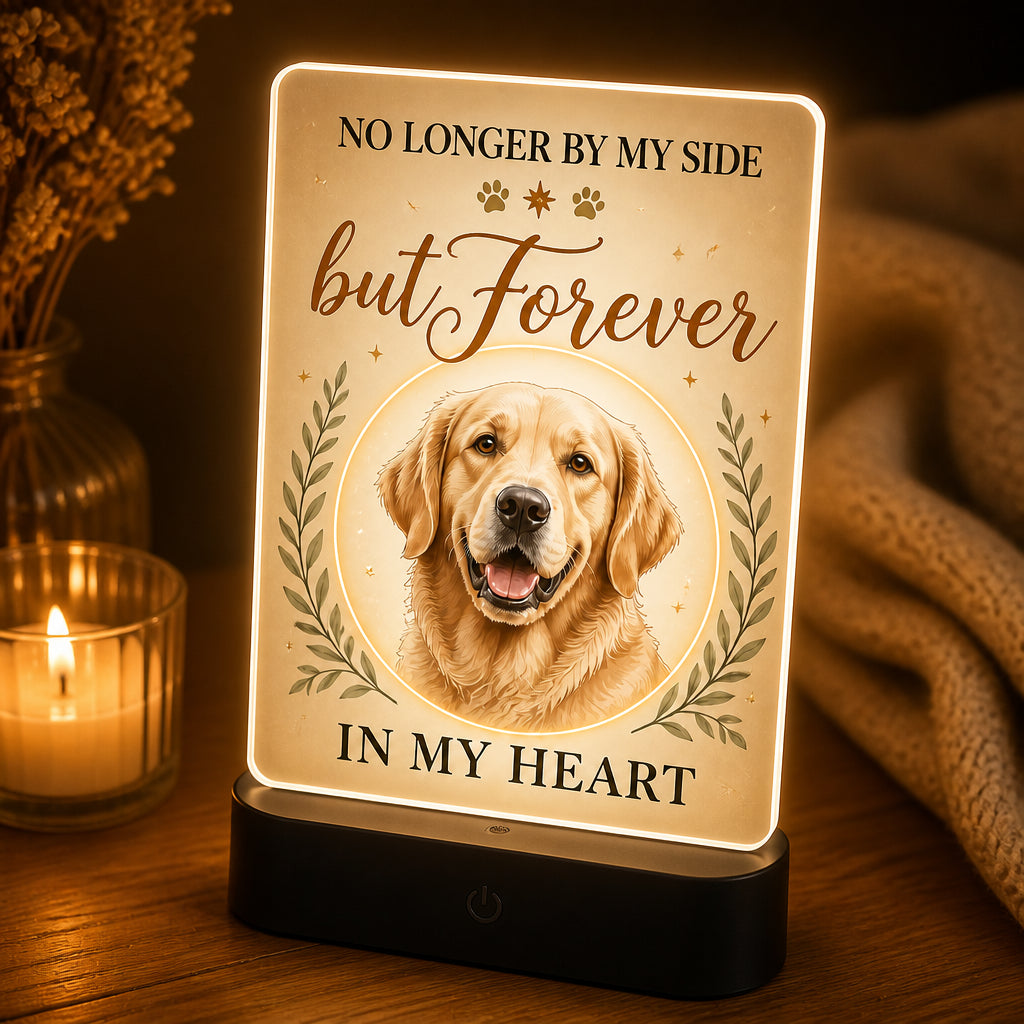 Pet Memorial Acrylic Night Light — No Longer By My Side - Personalized Acrylic Night Light aa8e3317-67bb-4b90-90f6-29c7572d0d45.jpg