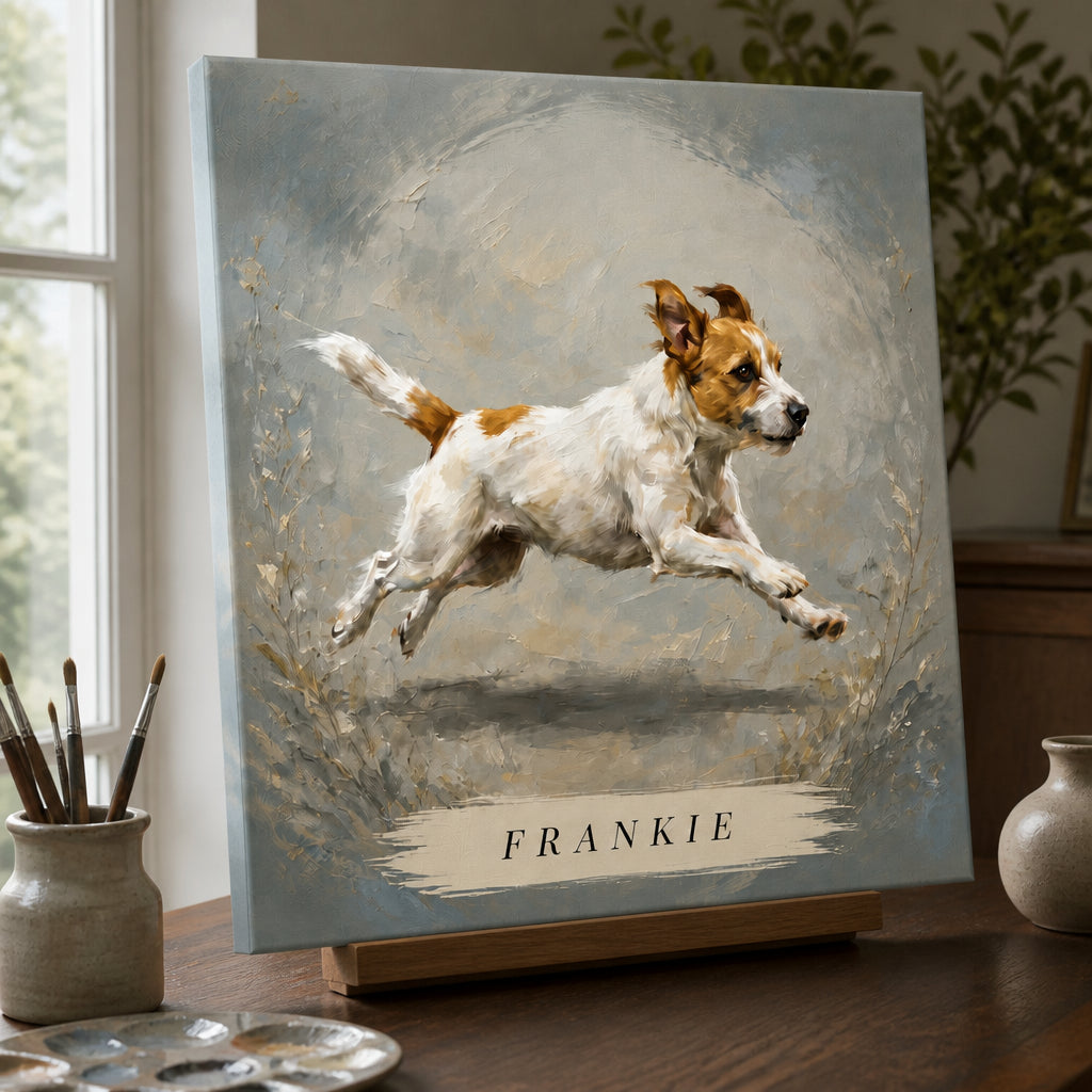 Custom Oil-Style Pet Portrait Canvas – Your Photo + Pet Name - Personalized Canvas aa956789-fb33-4e31-8537-88a251cb0260.jpg