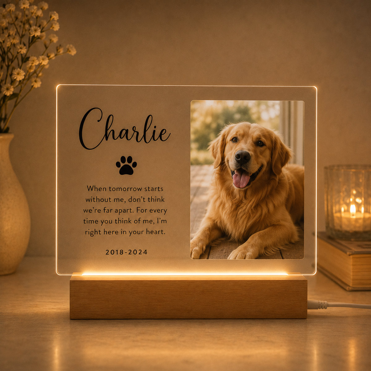 Pet Memorial Plaque, Personalized Gifts for Pet Loss, Sympathy Gift for Cat, Dog and Any Other Animals aaa68f76-79fc-4948-ad36-38a5b428d07b-16b848a3-c707-45b8-96f5-5ec92c2e7de5.png