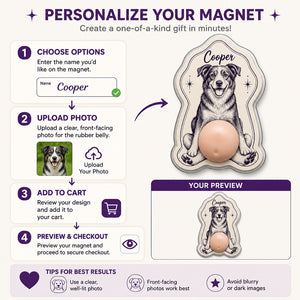 Custom Pet Portrait Magnet – Mid‑Century Frame - Personalized Acrylic Refrigerator Magnet - Soft Rubber Belly aaa7cdec-ffe3-40c0-8147-9460f2ae9280.jpg