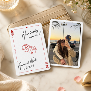 Personalized Photo Wallet Card, Custom Love Note Gift for Boyfriend, Husband, Anniversary Gift, Valentines Day Gift for Him