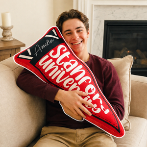 Custom Name Graduation Pillow, Custom School Spirit Pillow, High School Graduation Pillow Gift, University Graduation Gift