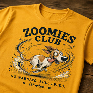 Zoomies Club Personalized Dog Cartoon Tee - Personalized T-shirt aadea742-0a83-47e5-806f-a15e062c13fe.jpg