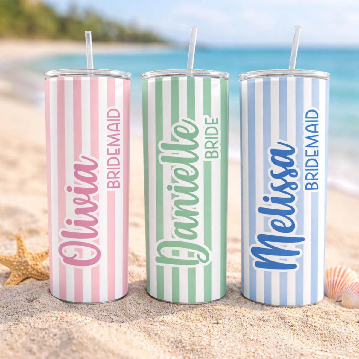 Vacation Tumblers, Personalized Beach Girls Trip Cups, Beach Bachelorette, Family Vacation Custom Tumblers with Name, Cabana Stripe Cup aadf7e67-76d2-4227-932a-21f78a8d4e86-3.png