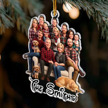 Cartoon Your Photo - Personalized  Acrylic Ornament - Christmas Gifts For Family, Friends aae9b9b9-93d9-4ab8-b473-abc350ef8068-cartoon-your-photo-for-family-kids-grandkids-christmas-gifts-personalized-ornament-3.jpg