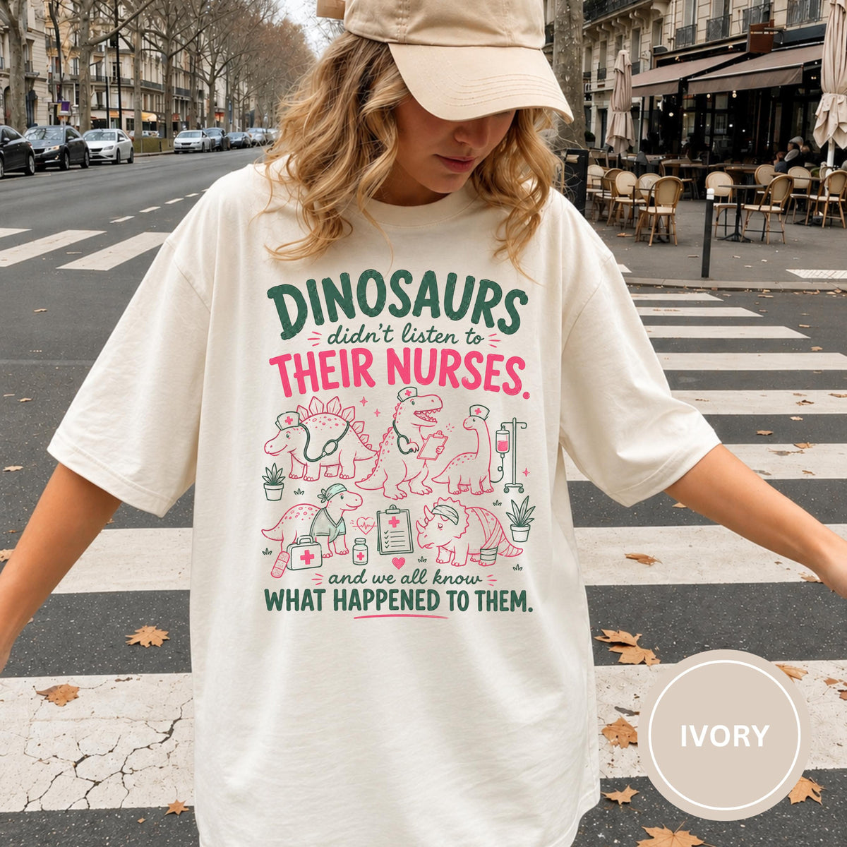 Funny Nurse Shirt Gift for RN, Pediatric Nurse Tee, NICU Nurse Shirt, Nurse Week Gift, Registered Nurse Comfort Colors Dinosaur Shirt CNA ab0af721-aadb-451d-a25a-adb569aac1fd-2.jpg