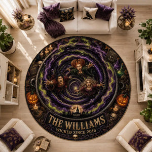Personalized Halloween 3D Illusion Salem Witches Rug, Custom Hocus Pocus Floormat, Spooky Gothic Home Decor ab219063-c6c6-4dcf-8074-a48a908e8f6f-fghfghhgfgf-1-.webp
