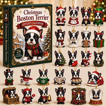 Christmas Boston Terrier Advent Calendar 2026 - 24-Day Festive Countdown, Acrylic Charms Blind Box - Gift For Boston Terrier Lovers ab3bd171-615b-471d-b050-b2982a8bc229-christmas-boston-terrier-box-charms.png