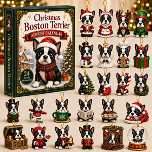 Christmas Boston Terrier Advent Calendar 2026 - 24-Day Festive Countdown, Acrylic Charms Blind Box - Gift For Boston Terrier Lovers ab3bd171-615b-471d-b050-b2982a8bc229-christmas-boston-terrier-box-charms.png