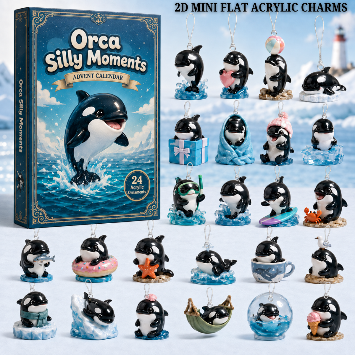 Orca Silly Moments Advent Calendar 2026 - 24-Day Festive Countdown, Acrylic Charms Blind Box - Gift For Orca Lovers ab4868d1-48ce-4c88-a775-cae1437c1a25-orca-text.png