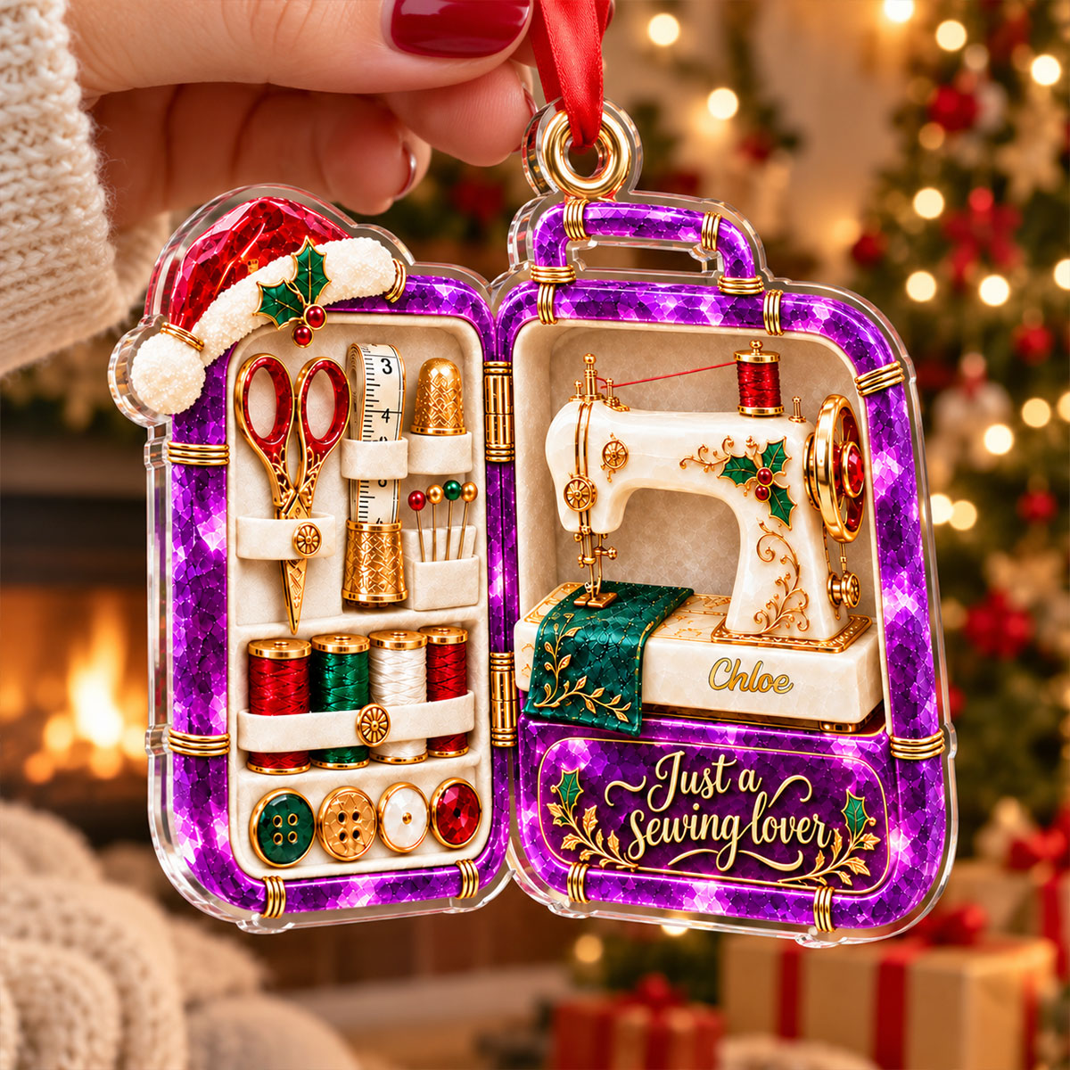 Christmas Sewing Case Acrylic Ornament - Personalized Gifts For Sewing Lovers, Unique, Luxury Gift ab62fbd6-14e2-477c-b89b-d867057e5ac6-4-1-.jpg