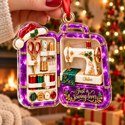 Christmas Sewing Case Acrylic Ornament - Personalized Gifts For Sewing Lovers, Unique, Luxury Gift ab62fbd6-14e2-477c-b89b-d867057e5ac6-4-1-.jpg