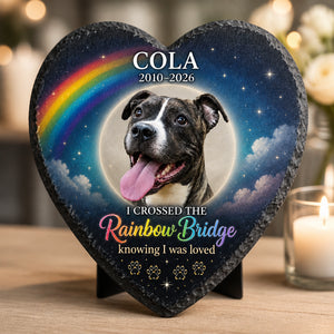 Rainbow Bridge Pet Memorial Heart Stone - Photo Upload - Personalized Memorial Stone ab6f90cd-c280-45c1-98f1-f84e4ee67809.jpg