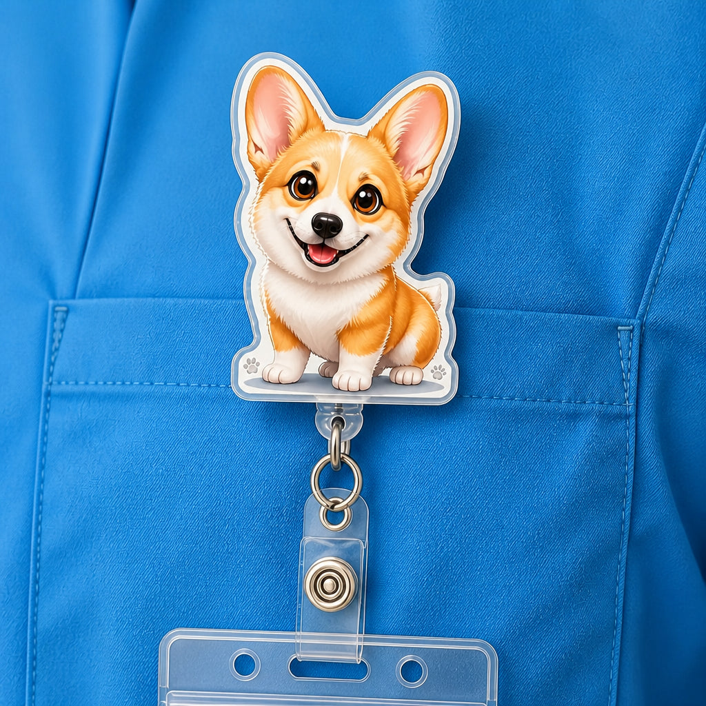 Custom Pet Photo to Chibi Badge Reel - Personalized Custom Shape Badge Reel ab89b603-8647-4c3c-b6f9-a529ad626bba.jpg