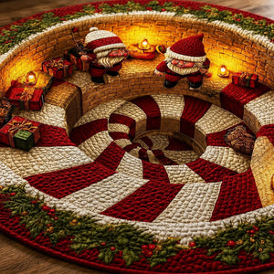 Christmas 3D Illusion Rug, Santa Gnome Round Area Rug, Candy Cane Spiral Floor Mat, Holiday Living Room Decor, Xmas Gift abaeb52c-2085-4236-98dc-af6032edbc29-3.jpg