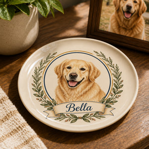 Personalized Pet Portrait Ceramic Plate – Custom Photo + Pet Name - Personalized Personalized Ceramic Plate abc14b75-52c9-4360-9119-cfee706c43b2.jpg
