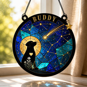 Personalized Dog Constellation Suncatcher - Personalized 1 Layered Suncatcher with Charm abd0f239-5ba7-4710-ae8a-1667854963d4.jpg