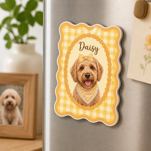 Custom Pet Portrait Retro Rosette Fridge Magnet - Personalized Custom Shape Fridge Magnet abedbbfd-58e8-4c63-b8e7-70346d7b1be3.jpg