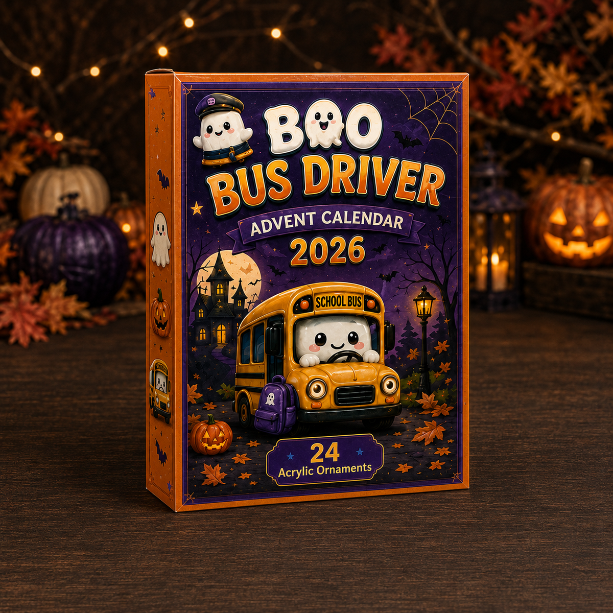 Boo Bus Driver Advent Calendar 2026 - 24-Day Festive Countdown, Acrylic Charms Blind Box - Gift For Family & Friends ac41b865-862e-4297-a23c-b33518fce4a1-box.png