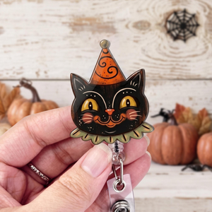 Halloween Badge Reel, Nurse Badge Reel Cat, Ghost, Bat, Pumpkin, Owl, Skeleton, Nurse and Teacher Accessory, Teacher Gift, Nursing Gift ac46d7f4-753c-460c-b778-8d4ce8376c70-3.png