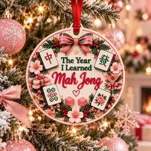The Year I Learned Mah Jong 3D Ceramic Christmas Ornament, Mahjong Lover Keepsake Gift - Unique Christmas Gift, Decor ac6b46b5-1658-416a-8b32-9ab006f84103-gfhg.png