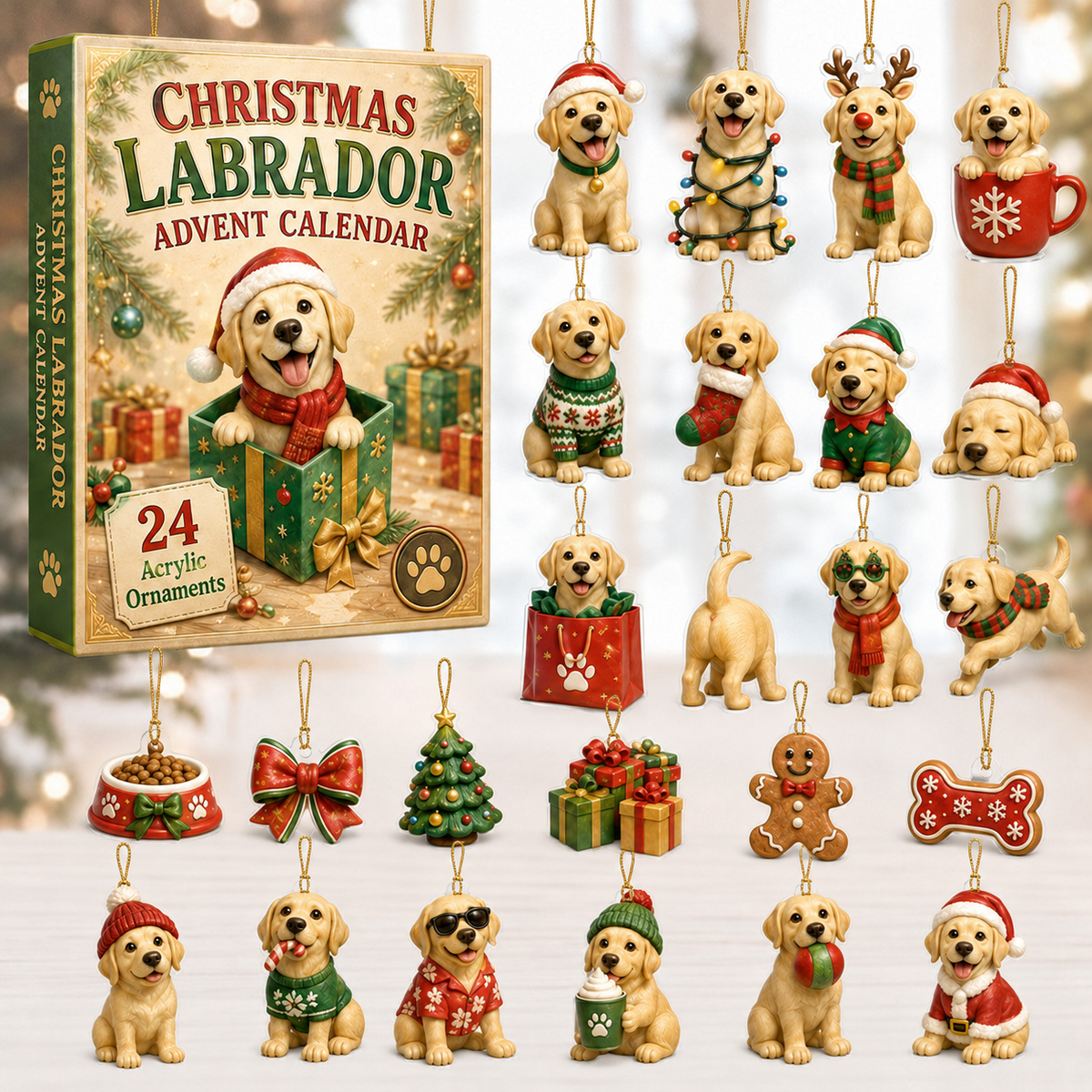Christmas Labrador Advent Calendar 2026 - 24-Day Festive Countdown, Acrylic Charms Blind Box - Gift For Labrador Lovers ac6d17e2-619c-4977-acf1-d3211a6157ab-christmas-labrador-box-charms.png