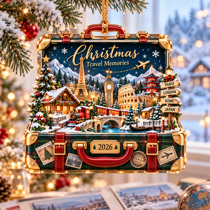 Personalized Christmas Travel Memories Suitcase Ornament – Custom Year, Winter World Landmarks Keepsake, Gift for Travel Lovers ac6da554-a188-4fd6-a6a3-9368914dd80a-Suitcase-Christmas-ornament-in-winter-window-1.png