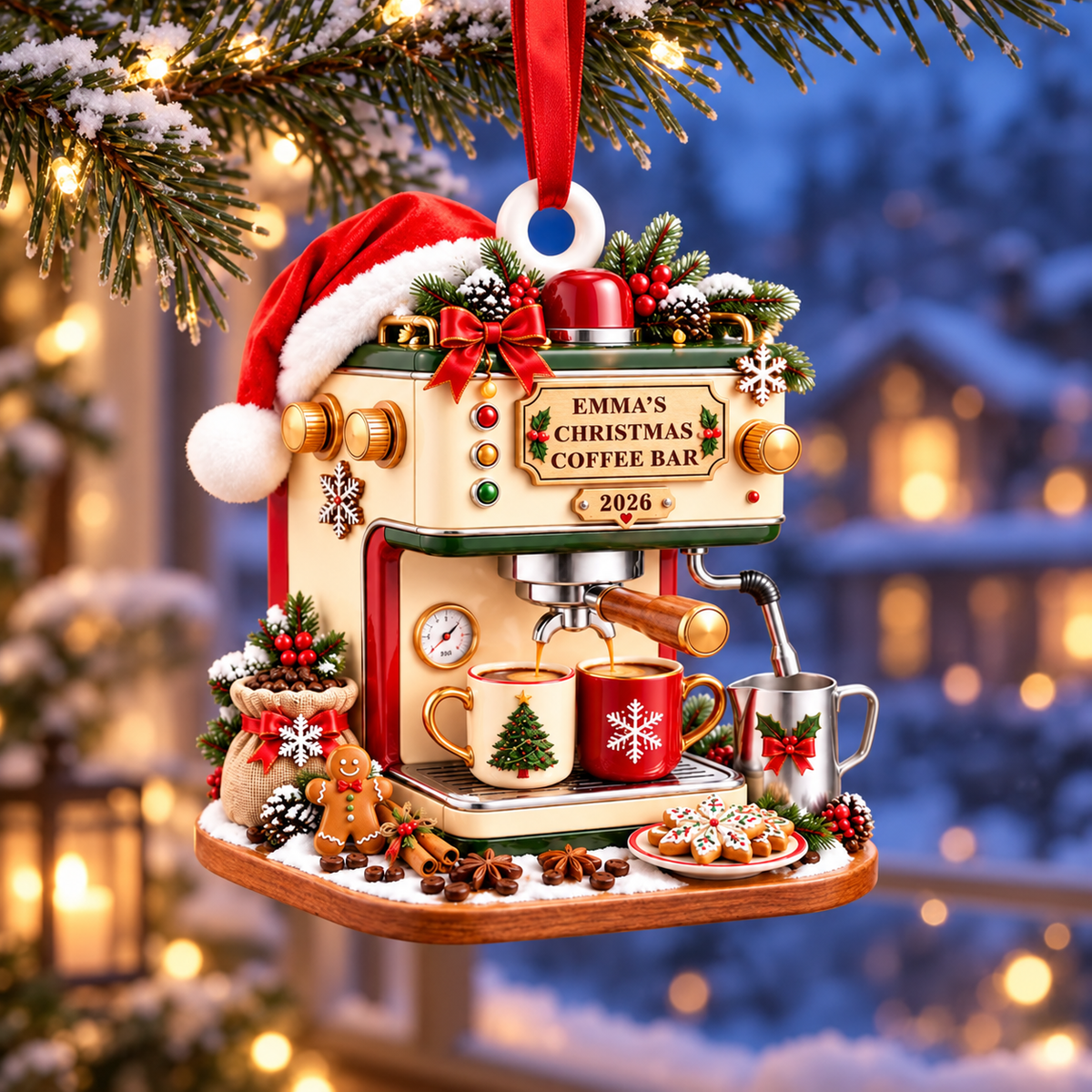 Personalized Coffee Maker Christmas 3D Relief Ornament, Custom Espresso Machine Xmas Decor,Gift for Coffee Lover Barista,Coffee Bar Ornament ac6f894f-8945-46ea-bb56-f36a33347cd1-052ca701-c639-409b-a5f4-539b694661bb.png