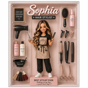 Custom Hair Stylist Acrylic Plaque, Personalized Hairstylist Figure Gift, Salon Station Decor, Hairdresser Appreciation Gift ac70df12-d586-441b-b9fc-90c2f2a44d6f-dre-3-.webp