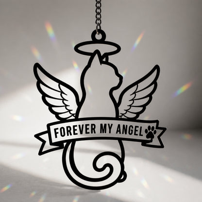 Angel Cat Memorial Suncatcher – Forever My Angel - Suncatcher Ornament ac7b4ab0-a049-474f-b976-02240f286a3e.jpg