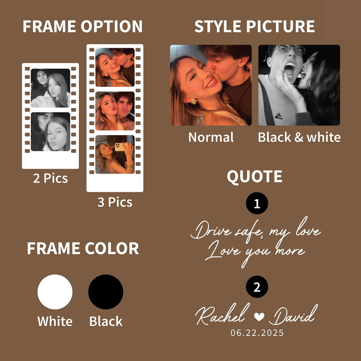 Personalized Drive Safe Car Visor Clip with Couple Photo, I Love You Keepsake, Drive Safe Daddy, Gift For Husband, Him ac870cd7-0e4b-4bc4-92c8-346caadb5e8b-banner-5.png