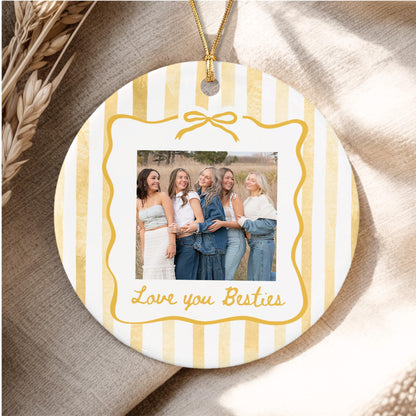 Personalized Photo Ornament, Friend Gift, Striped Friendship Keepsake ac9b016c-3eca-473a-b112-87e86bc28a4b-7.jpg