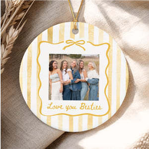 Personalized Photo Ornament, Friend Gift, Striped Friendship Keepsake ac9b016c-3eca-473a-b112-87e86bc28a4b-7.jpg
