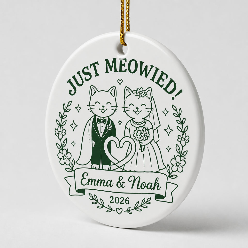 Just Meowied Wedding Cats Ornament – Personalized Names & Year - Personalized Ornament ac9cdcf3-64c6-4ee9-be7a-33a342466556.jpg