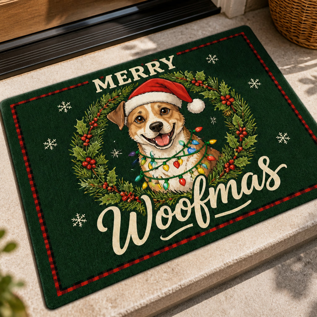 Merry Woofmas Festive Dog Doormat - Doormat acb33d9d-ee81-498e-a479-39c038469641.jpg