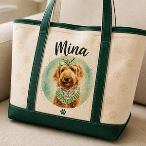 Custom Pet Portrait Tote – Watercolor Badge with Name - Personalized AOP Tote acb4e73a-2e15-48d8-a149-b3923b0e7224.jpg