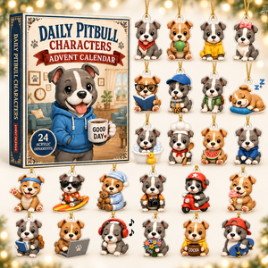 Daily Pitbull Characters Advent Calendar 2026 - 24-Day Festive Countdown, Acrylic Charms Blind Box - Gift For Pitbull Lovers acc8fa51-9592-485a-903d-eb4f75ab3914-pitbull-box-charms.png
