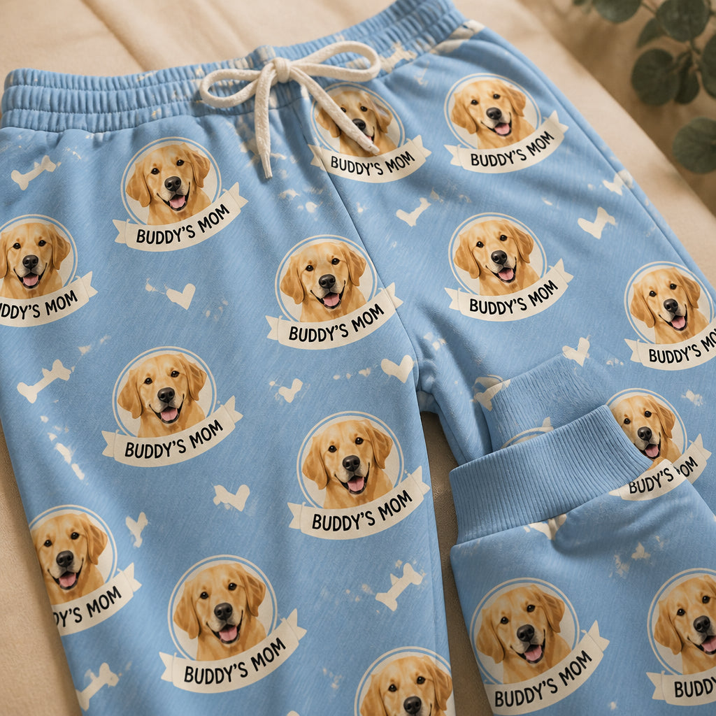 Custom Dog Photo Mom/Dad Sweatpants – Badge Pattern - Personalized Sweatpants acc9227f-d96a-4c11-9404-71d3aaffc699.jpg