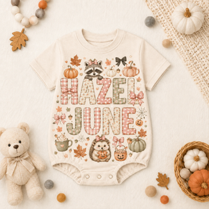 Personalized Fall Baby Romper, Custom Name Raccoon Hedgehog Pumpkin Bodysuit, Cute Autumn Baby Girl Outfit acd26fef-5998-4baf-973f-1e5eb6eaa038-Image-Aug-14-2026-02_10_31-PM-3-.png