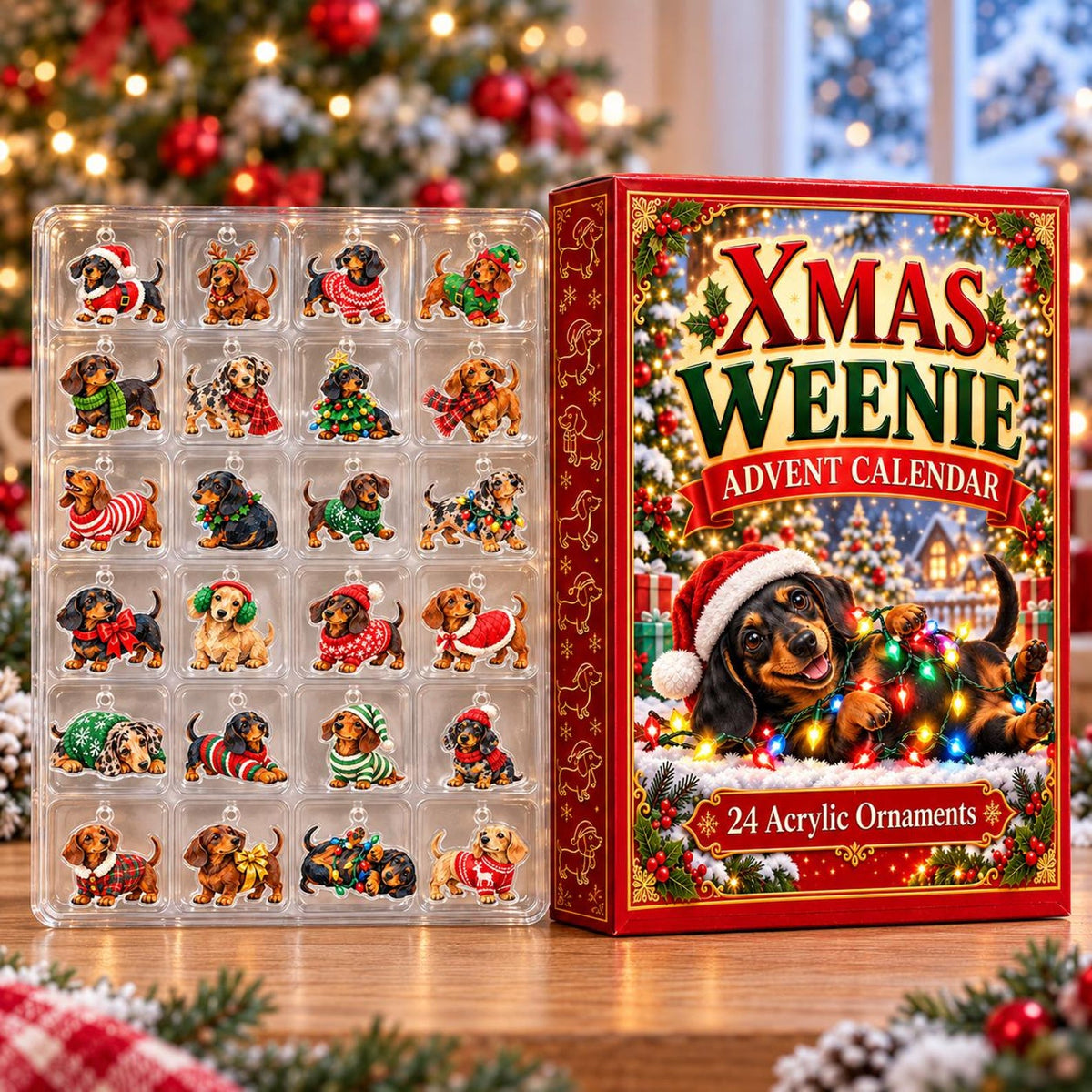 Dachshund Advent Calendar 2026, 24 Acrylic Dog Ornaments, Sausage Dog Christmas Countdown Box, Dog Lover Gift, Holiday Keepsake acf0f042-354f-442c-8bb6-3b8bf8fc72cb-il_1588xN.8580645780_ox95.jpg