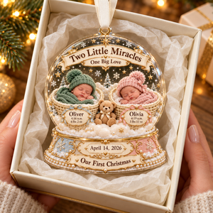 Personalized Twins’ First Christmas Ornament 2026 – Custom Names & Birth Stats, Two Little Miracles Keepsake, Gift for Twin Parents ad141c7b-5eab-4421-8caf-195f7d86079e-Twin-Baby-Christmas-Ornament-Keepsake-4.png