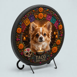 Pet Memorial Stone – Marigold Arch Portrait with Name & Years - Personalized Memorial Stone ad3ab13e-b5e6-4f71-812e-ae9510169226.jpg