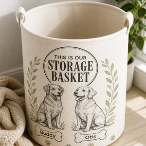 Personalized Dog Names Storage Bag – Wreath Edition - Personalized Storage Bag ad3c23f5-628c-41a8-a130-d981963cdc0c.jpg