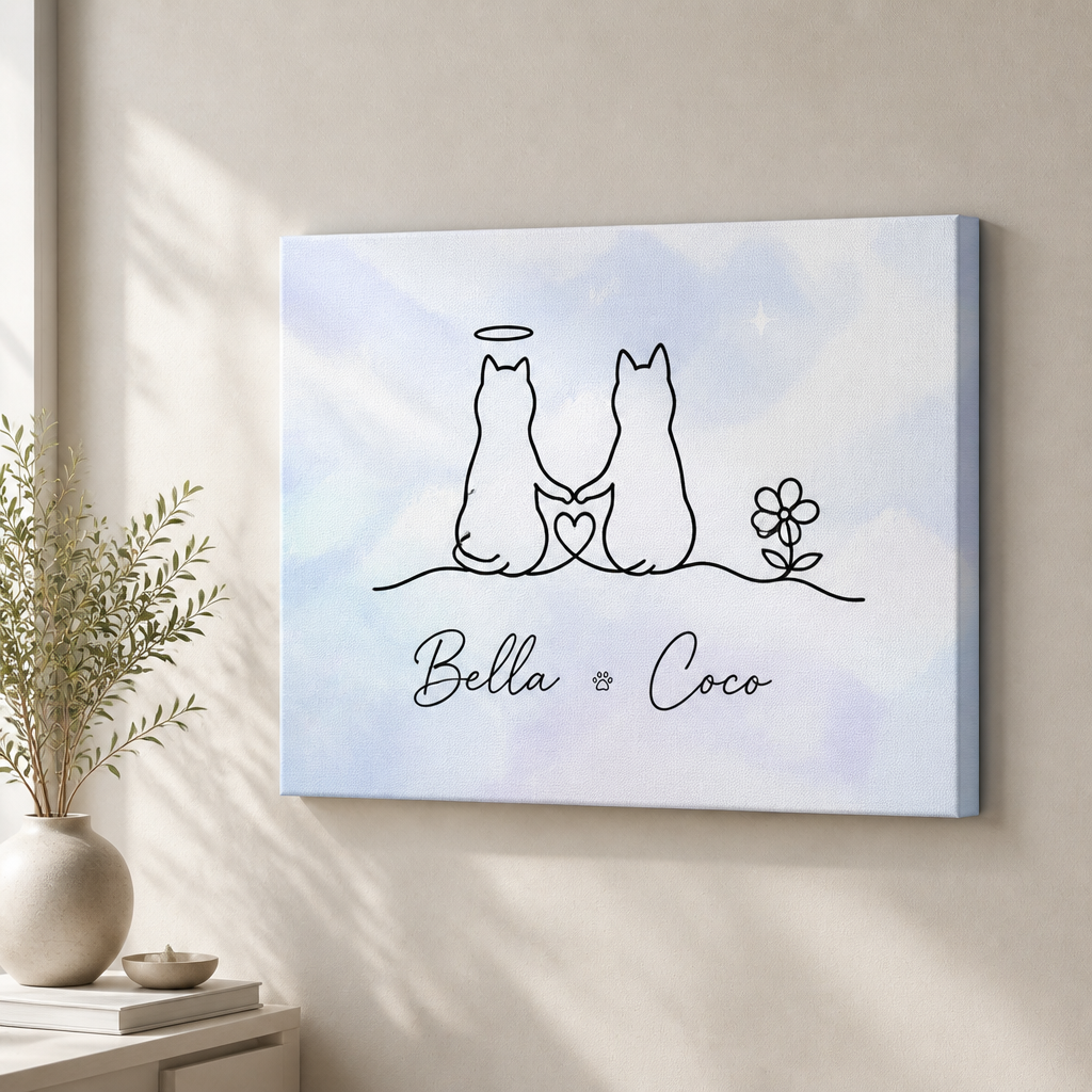 Minimal Line Cats – Personalized Names Canvas - Personalized Canvas ad3d495a-c3fe-4fde-9edd-0f3e8c437ec1.png