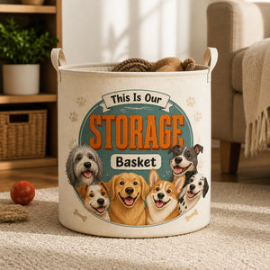 Dog Pack Storage Basket – Cute Home Organizer - Storage Bag ad530e65-8c7e-49d1-93bc-ca2ca88db629.jpg