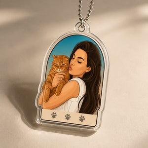 Custom Pet Portrait Acrylic Keychain – Illustrated From Your Photo - Personalized Acrylic Keychain ad580dbf-ff6e-4d62-ab08-d2f6a39b50be.jpg